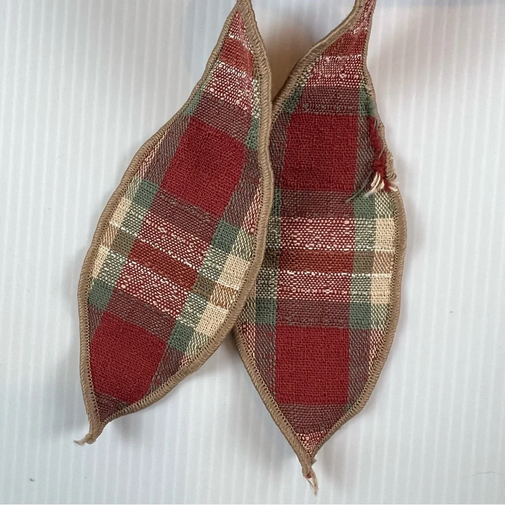 Longaberger Orchard Park Plaid 2001 Large Easter Basket Liner - Picture 10 of 12